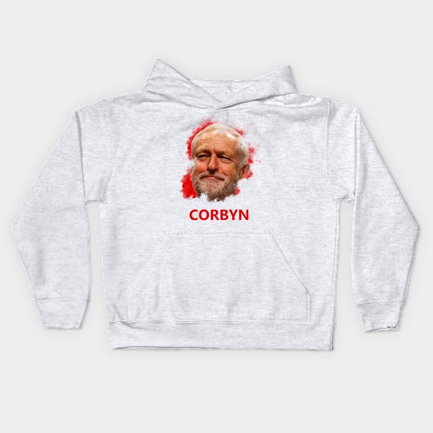 Jeremy Corbyn Kids Hoodie by DBZClubStore